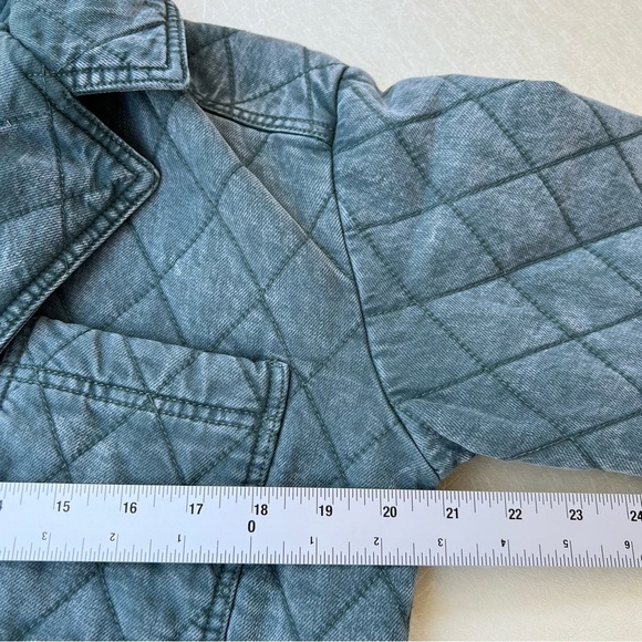 Young Fabulous & Broke Walker Quilted
Jacket Green Mineral Wash Women Size XS - Picture 6 of 9